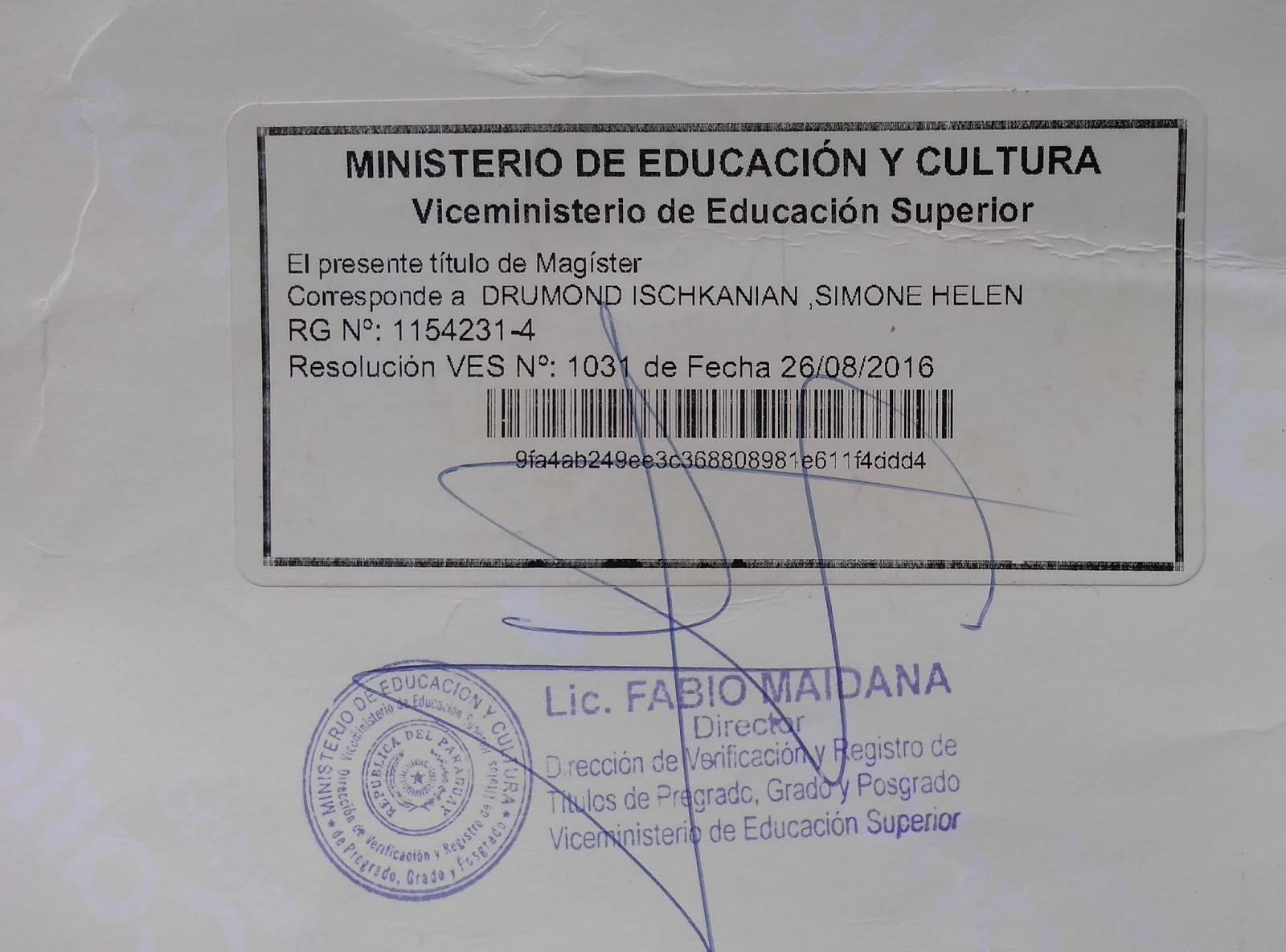 REGISTRO DO MÉTODO DE PORTFÓLIOS EDUCACIONAIS DE SIMONE HELEN DRUMOND ISCHKANIAN