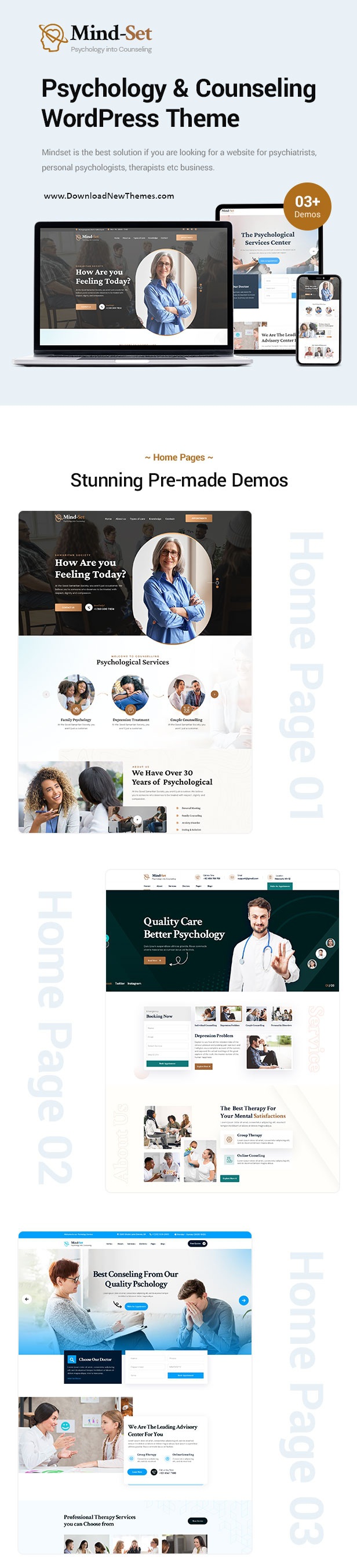 Download Psychology & Counseling WordPress Theme