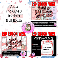 Red Ribbon Week Virtual Room Activities, Spirit Week, Announcements