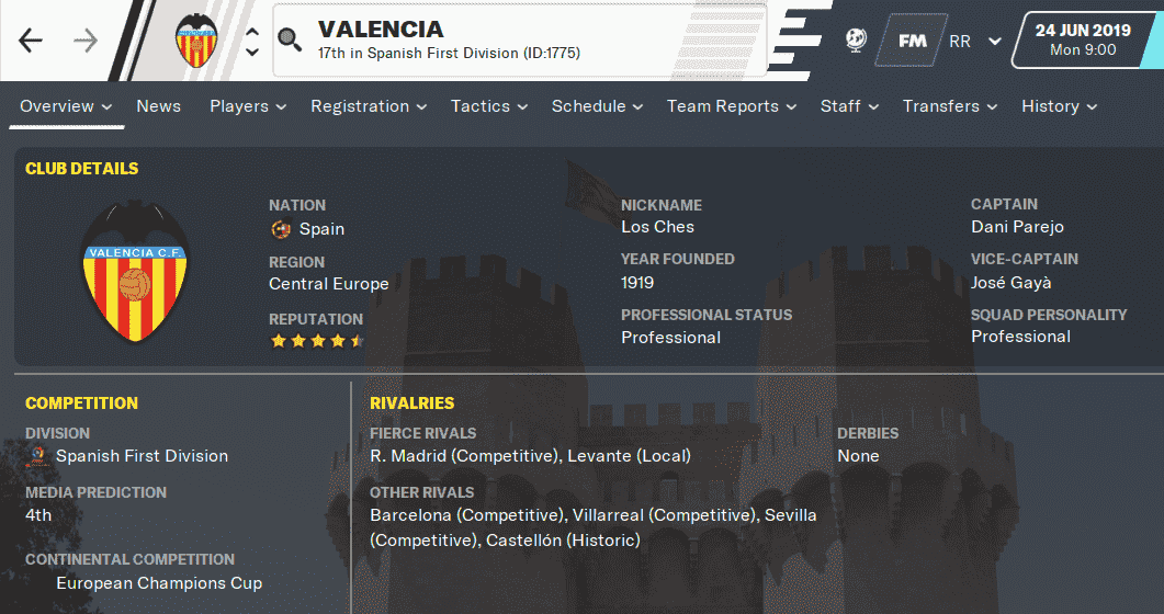 FM20 Team Guide & Tactic - Valencia