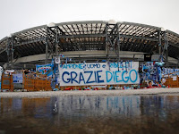 Napoli's San Paolo renamed Diego Armando Maradona Stadium.