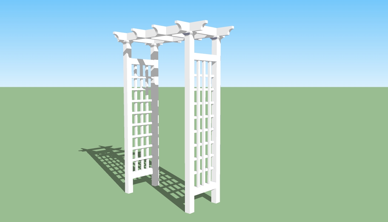 Free Garden Arbor Plans6