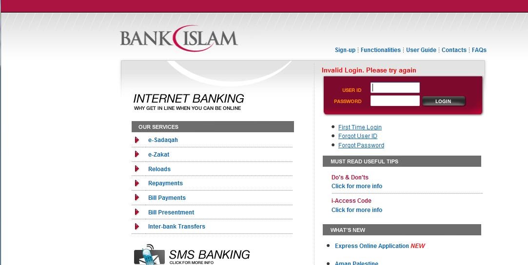 Sharing Is Power Tak Boleh Masuk Internet Banking Bank Islam Jangan Risau