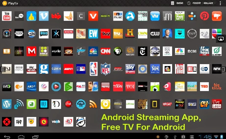 Free 10 Best TV App For Android Devices - All About Android Apps ...