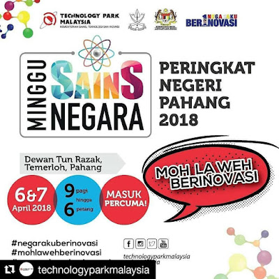 Minggu Sains Negara 2018 Kini Sampai Ke Temerloh, Pahang