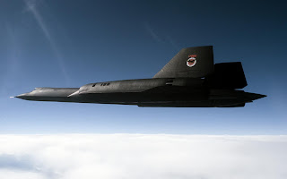 Black Airplane Blue Sky HD Wallpaper
