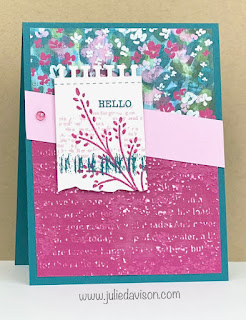 3 Easy Angles Cards with Stampin' Up! Designer Paper + Video ~ Gorgeously Made Bundle ~ Masterfully Made Designer Paper www.juliedavison.com #stampinup