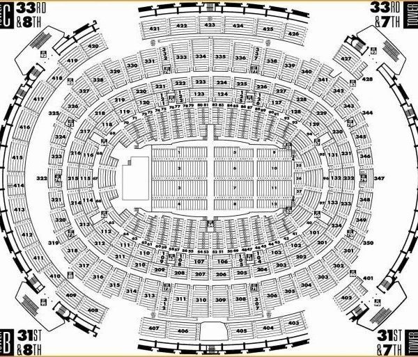 Madison Square Garden Seating Chart Concert