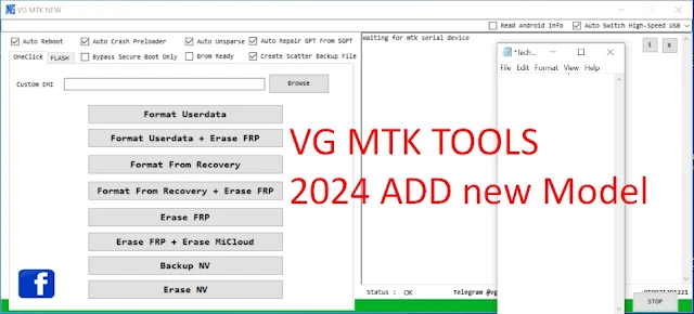 VG MTK NEW Tool ADD New Model 2024 Download