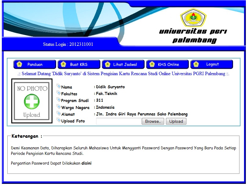 Contoh Database Nilai Mahasiswa - Contoh IK