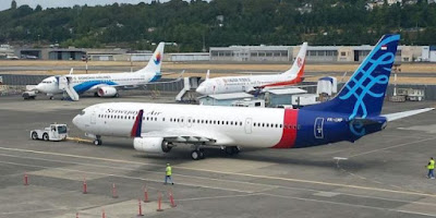 Setelah Mendarat, Sriwijaya Air Alami Pecah Ban