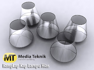 Media Teknik: Rangka lampu hias