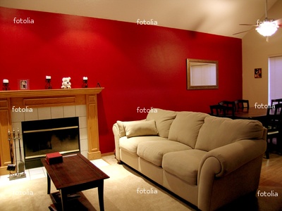 Red Living Room Walls