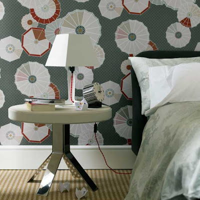 Wallpapered Bedrooms