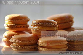 Macarons de naranja