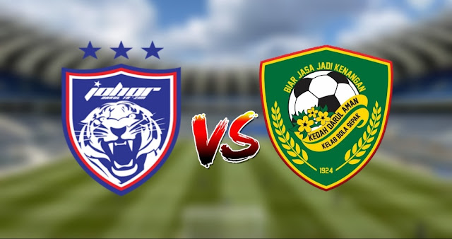 Live Streaming JDT vs Kedah Darul Aman FC 5.3.2021 Piala Sumbangsih