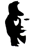 Man With A Saxophone or Lady’s Face Illusion