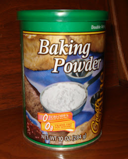 Baking powder only lasts 6 months after opened.