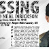 Quick Entry #3- The Peculiar Disappearance of Leonard Neal Dirickson