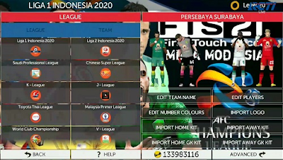 FTS 21 Mod Liga Asia