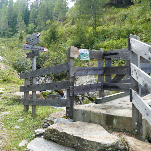 sentiero panoramico val giovo cascata gurgl