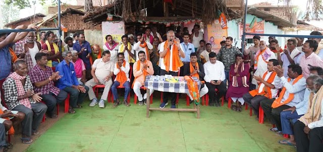  ओडिशा में चुनाव प्रचार के अंतिम दिन बृजमोहन ने भाजपा के लिए मांगे वोट