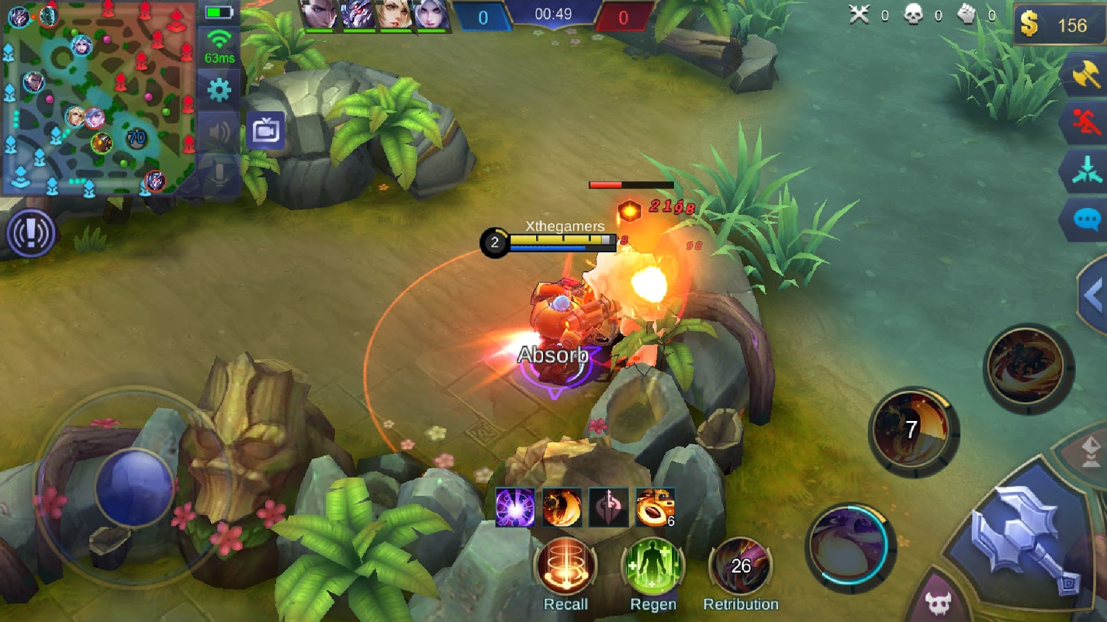 Build Hero JawHead Mobile Legends Edisi Fighter Mode Terbaru