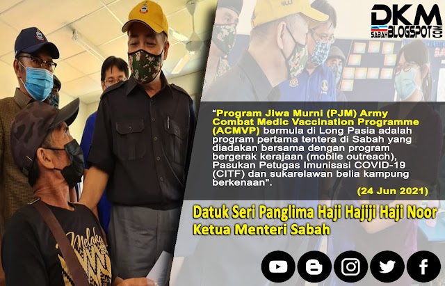 LONG PASIA DESTINASI PERTAMA PROGRAM JIWA MURNI (PJM) ATM DI SABAH