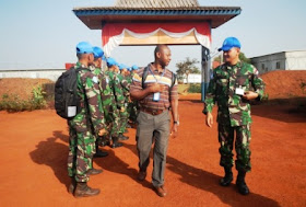 MONUSCO Inspeksi Peralatan Satgas Kizi TNI di Kongo