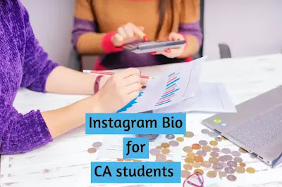 Instagram Bio for CA students - 💸 2023 Latest Collection Attitude & Stylish bios..