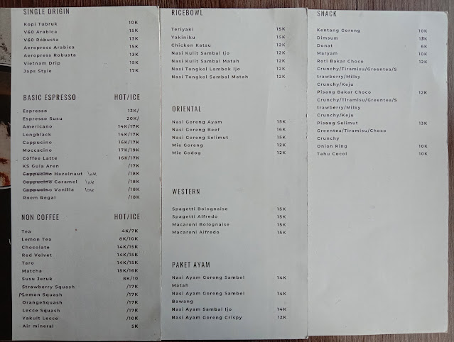 Daftar Menu dan Harga Line Coffee and Eatery