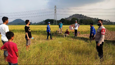 Polsek Bojonegara Imbau Warga Tak Main Layangan Dekat SUTET