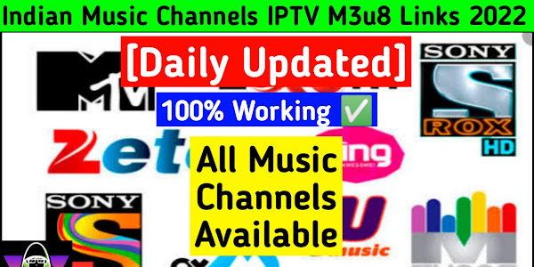 Hindi Music Channels IPTV M3u8 Links 2022 | Indian Music Channels M3u8 Links | Rao HackerX