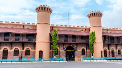 cellular jail front view in port Blair