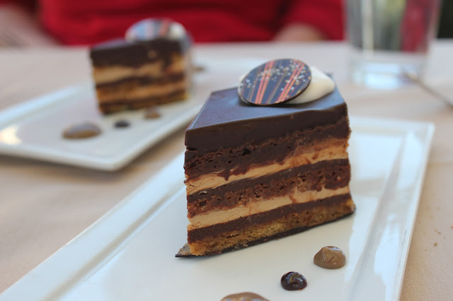 Opera cakes at Ponte Family Estate Winery, Temecula, Calif.