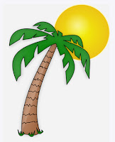 Подходит ли поверхностно срединный пилинг для лета - картинка пальма и солнце