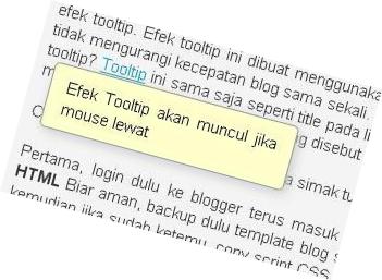 Membuat Efek Tooltip dengan CSS