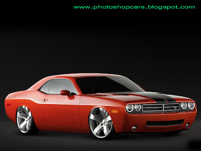 Dodge Challenger rebaixado rodas turbo tuning pra papel de parede