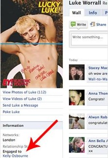 Luke Worrall Kelly Osbourne Engagement Announced On Facebook picture