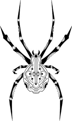 spider-steampunk-tattoo-design