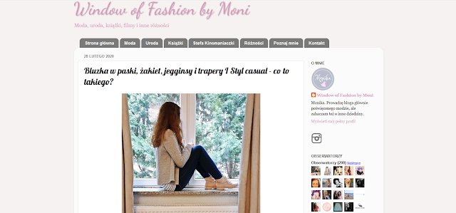 Blog Window of Fashion by Moni luty 2020