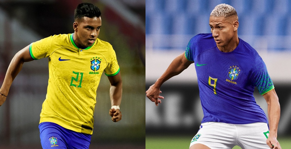 Brazil 2022 Home & Away Jerseys