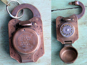 Antique U S Treasury Clarke Combination Lock