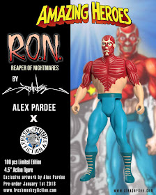 Amazing Heroes Alex Pardee’s R.O.N. (Reaper of Nightmares) Limited Edition Action Figure by Fresh Monkey Fiction