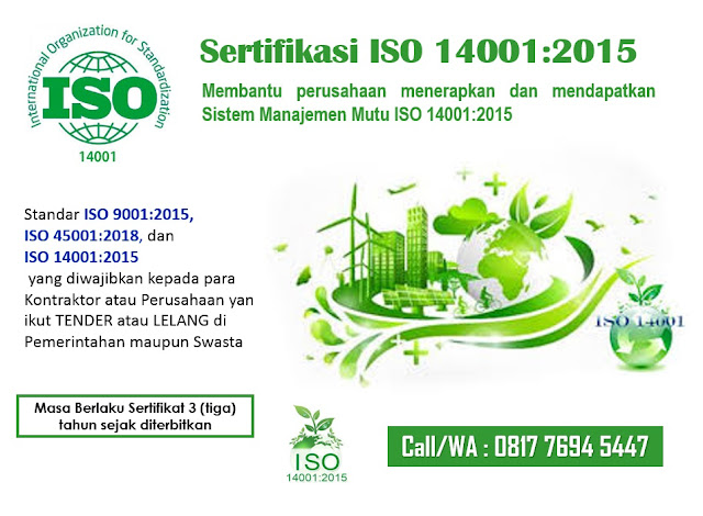 Sertifikasi ISO14001:2015