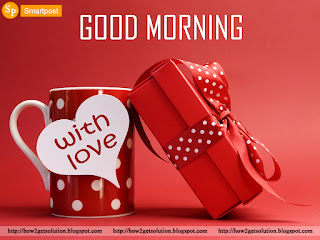 a gift pack along red coffee cup with love message