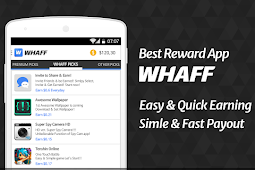 Cara Mendapatkan Uang di Android dengan WHAFF Rewards