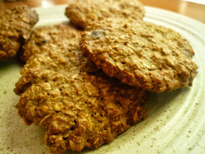 galletas de avena sin mantequilla