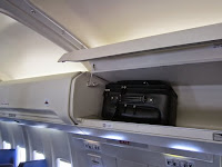 Not my actual bag or overhead bin