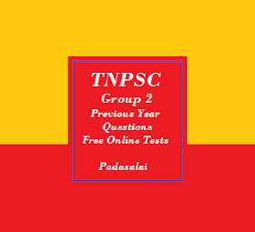 TNPSC Group 2 - Free Online Tests For Previous Year Question Papers (Tamil Medium)